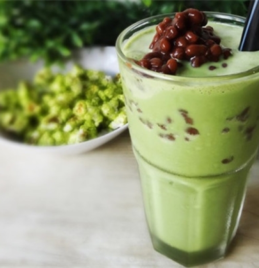 Trà Sữa Matcha Đậu Đỏ